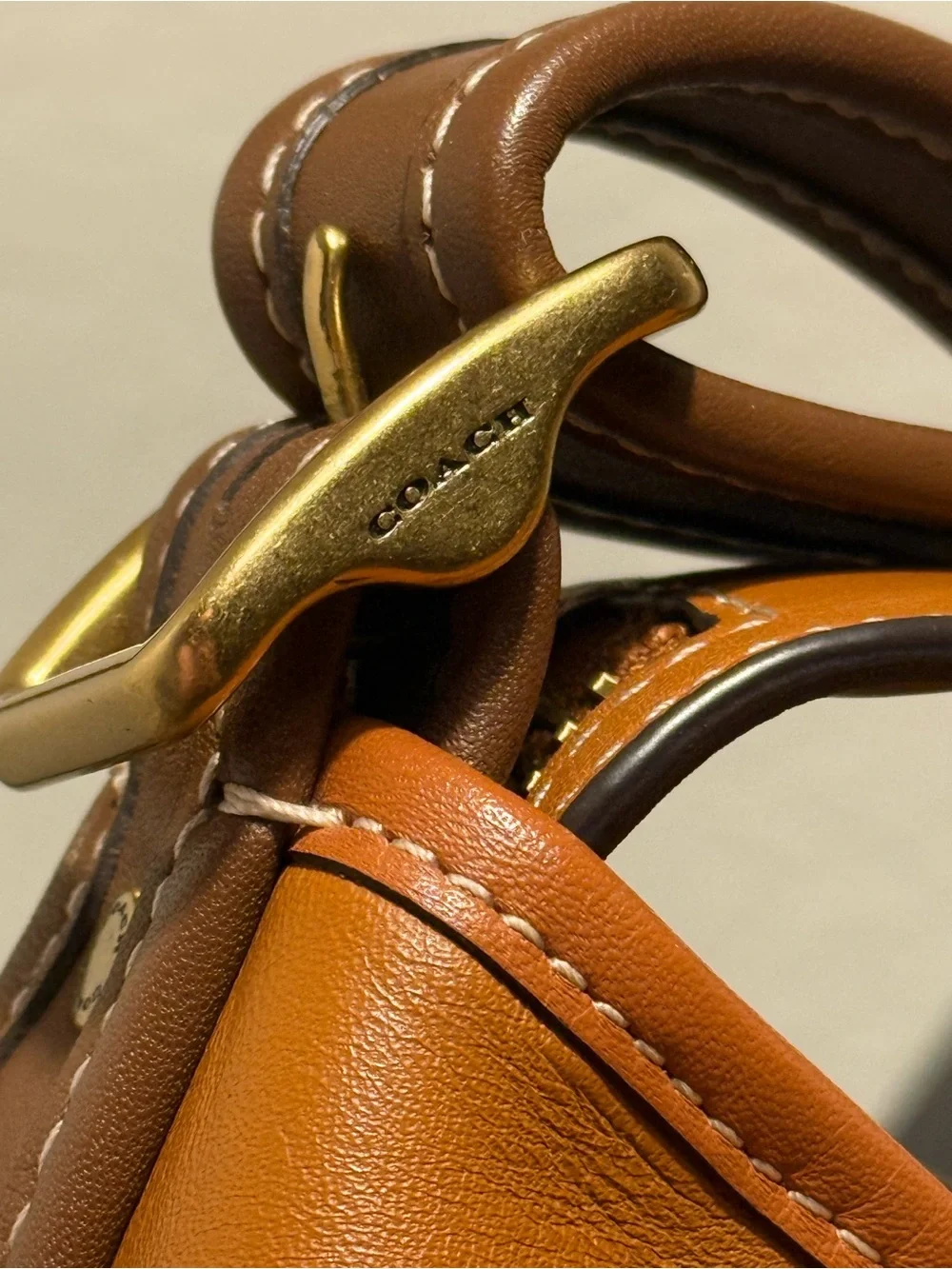 Coach Andie Shoulder Bag - Burnished Amber / Signature Jacquard Cocoa - Brass
